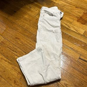 Flared corduroy jeans